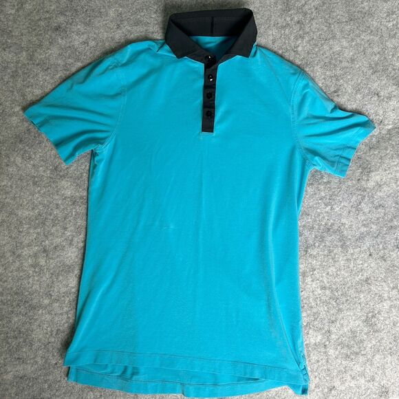 Lululemon Other - Lululemon Mens Size MEDIUM Polo Blue